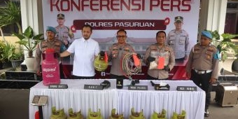 Polres Pasuruan Bongkar Praktik Oplos LPG Subsidi Jadi 12 Kg,  Raup Untung hingga Puluhan Juta