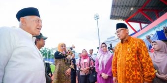 Di Stadion Gajayana Malang, Gubernur Khofifah Tinjau Kesiapan Venue Jelang Mujahadah Kubro 1 Abad NU