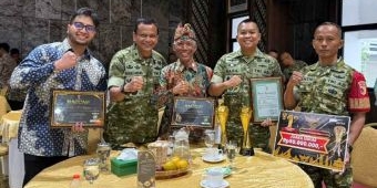 Harumkan Nama Desa Canggu, Kodim 0809/Kediri Raih Juara Umum Lomba Kampung Pancasila 2025