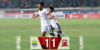 Madura United Tahan Imbang 1-1 Persib di Stadion Jalak Harupat