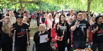 Cabup Dhito Komitmen Wujudkan Kemandirian Usaha dan Cegah Aksi Bullying Bagi Anak Difabel