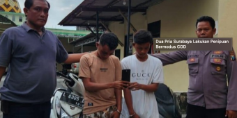 Modus COD, Dua Warga Sampang Dibekuk Polisi Usai Gondol Motor dan HP di Surabaya