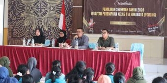 Rutan Perempuan Kelas IIA Surabaya Mulai Sosialisasikan Tahapan Pilkada 2024 ke Warga Binaan