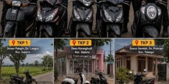 Polres Sumenep Ungkap Kasus Curanmor di Tiga Lokasi, 3 Pelaku Diamankan