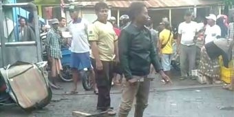 Jukir Pasar Srimangunan Sampang Dibacok Pedagang, Polisi Amankan Pelaku dan Barang Bukti