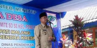 Bina Desa Malang Diawali Bersama PGRI, Bupati Ajak Guru Bersyukur