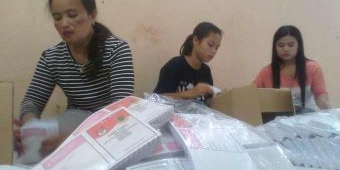 ​KPU Kota Mojokerto Sortir Surat Suara Pilwali 2018