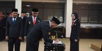 Wali Kota Kediri Lantik Ferry Djatmiko Jadi Pj Sekda bersama Tiga Pejabat Pimpinan Tinggi Pratama