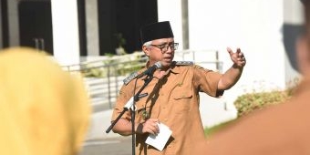 Wakil Wali Kota Kediri Ingatkan Efisiensi di Era Syawal saat Pimpin Apel