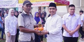 Sepuluh Ribu Rupiah Dapat Beras dan Minyak, Wali Kota Pasuruan Apresiasi Pasar Sembako Murah