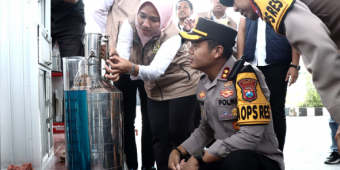 Respons Keresahan BBM Oplosan, Satreskrim Polres Gresik dan Diskoperindag Sidak di Dua SPBU