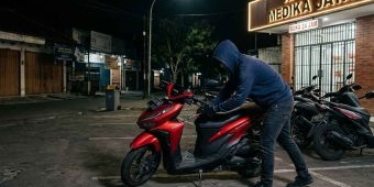 ​Lalai Tak Kunci Ganda, Motor Mahasiswi Magang di Malang Raib