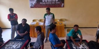Pertama Kali Diglar, SIWO PWI Kediri Raya Turut Serta di Kejuaraan Domino Kabupaten