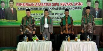 Kepala Kanwil Kemenag Jatim Berikan Pembinaan ASN di Lamongan