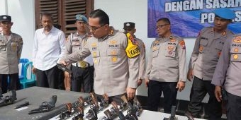 Kapolres Probolinggo Kota Cek Senpi Anggota