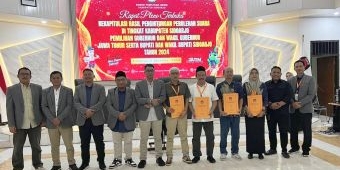 KPU Sidoarjo Rampungkan Rekapitulasi Penghitungan Suara Pilkada 2024