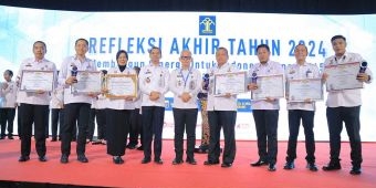 11 UPT Jatim Borong Penghargaan di Refleksi Akhir Tahun 2024 Kementerian Hukum dan HAM