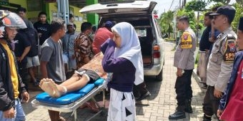 Paman dan Keponakan warga Pamekasan Tewas Usai Motor yang Ditumpangi Hantam Pembatas Jalan
