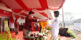 Upacara Kemerdekaan RI Ke-80, Bupati Kediri Ajak Masyarakat Jaga Spirit Perjuangan Pahlawan