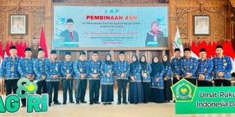 Kunker dan Pembinaan ASN oleh Kakanwil Jatim, Kepala Kemenag Tuban Sampaikan Raihan Prestasi