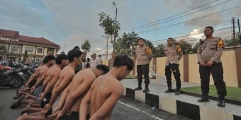 Bikin Onar saat Konvoi dan Lakukan Provokasi di Mapolres Blitar, 45 Pesilat Diamankan