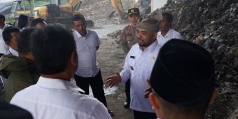 Evaluasi Pengelolaan Sampah, Wawalkot Heli Suyanto dan Anggota DPRD Kota Batu Kunjungi TPA Tlekung