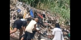 Asyik Memancing, Warga Bangil Pasuruan Temukan Motor Terkubur di Tepi Sungai, Diduga Hasil Curanmor