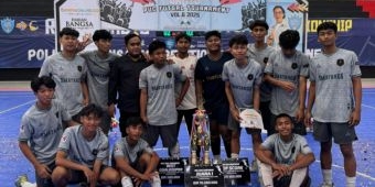 Borong Tiga Hadiah, SMA Antartika Sidoarjo Juara I Futsal Rizki Sadig Championship