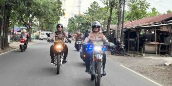 Pimpin Patroli, Kapolres Kediri Kota Pastikan Keamanan Jelang Berbuka Puasa