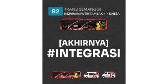 Trans Semanggi Rute R2 Terintegrasi dengan Suroboyo Bus dan Wirawiri Suroboyo