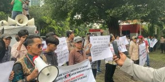 Demo ke KPK, Amaki Situbondo Pertanyakan Laporan Dugaan Korupsi