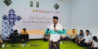 Wawali Kota Kediri Beri Tausiyah di Kegiatan Buka Puasa Bersama dan Satunan Anak Yatim oleh PWI