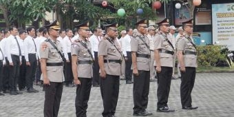 Sertijab, 4 Pejabat Polresta Sidoarjo Dirotasi