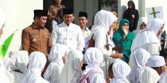 Ribuan Santri dan Santriwati Cilik di Kota Pasuruan Meriahkan Gebyar Manasik Haji