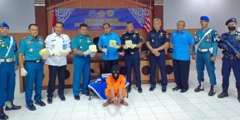 Penyelundupan Sabu 5,4 Kg Digagalkan Tim Gabungan Lantamal XIII Tarakan, BNN, dan DJBC Kaltim