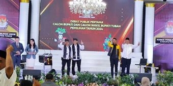 Tim Paslon 02 Halindra-Joko Klaim Unggul di Debat Perdana Pilbup Tuban 2024