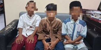 Polres Gresik Amankan 3 Bocil Terduga Pelaku Curanmor di 4 Lokasi