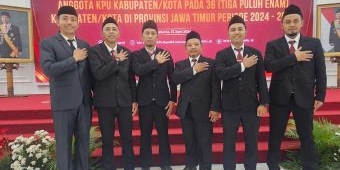 Komisioner KPU Kabupaten Kediri yang Baru, Resmi Dilantik