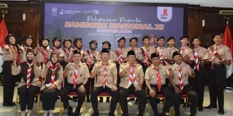 Lamongan Lepas 16 Pramuka ke Jambore Nasional XI di Cibubur