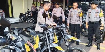 Polres Ngawi Terima Bantuan Motor Dukung Pemilu Damai 2024