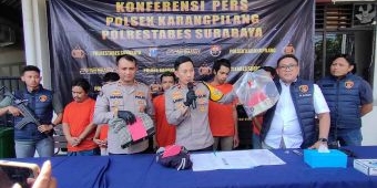 Beraksi di 21 TKP, Komplotan Curanmor di Surabaya Ditangkap
