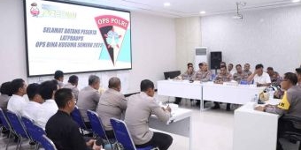 Jelang Operasi Bina Kusuma Semeru 2023, Polres Ngawi Gelar Latihan Pra Operasi