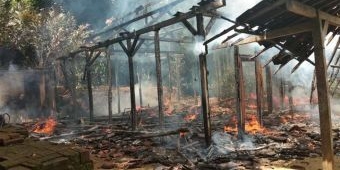 Tabung Elpiji Meledak, Satu Rumah Hangus Terbakar