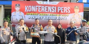 Hasil Operasi Zebra Semeru 2024, Polres Kediri Kota Tindak Ribuan Pelanggar dan Knalpot Brong