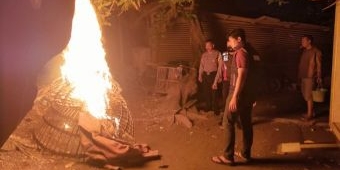 Polsek Balongbendo Sidoarjo Sisir Lokasi Dugaan Sabung Ayam di Desa Kemangsen