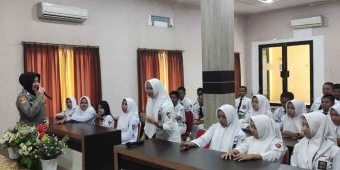 Polres Pasuruan Edukasi Pelajar SMKN 1 Beji tentang Bahaya Narkoba