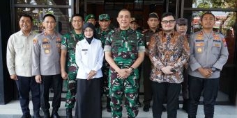 Pangdam V/Brawijaya Tinjau Lokasi Rencana Yonif Teritorial Pembangunan di Kediri