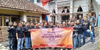 HUT Intelijen Polri ke-80, Sat Intelkam Polres Pasuruan Gelar Riding Motor dan Bakti Sosial