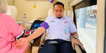 Diikuti 77 Peserta, KAI Daop 7 Madiun Gelar Donor Darah di 3 Stasiun