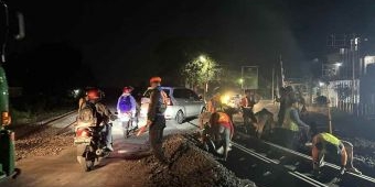 KAI Daop 7 Madiun Lakukan Perbaikan Geometri di Sejumlah Wilayah